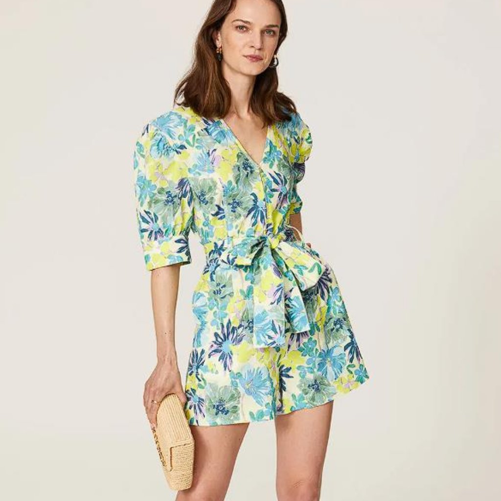 Tanya Taylor Women's Becky Romper Size 8